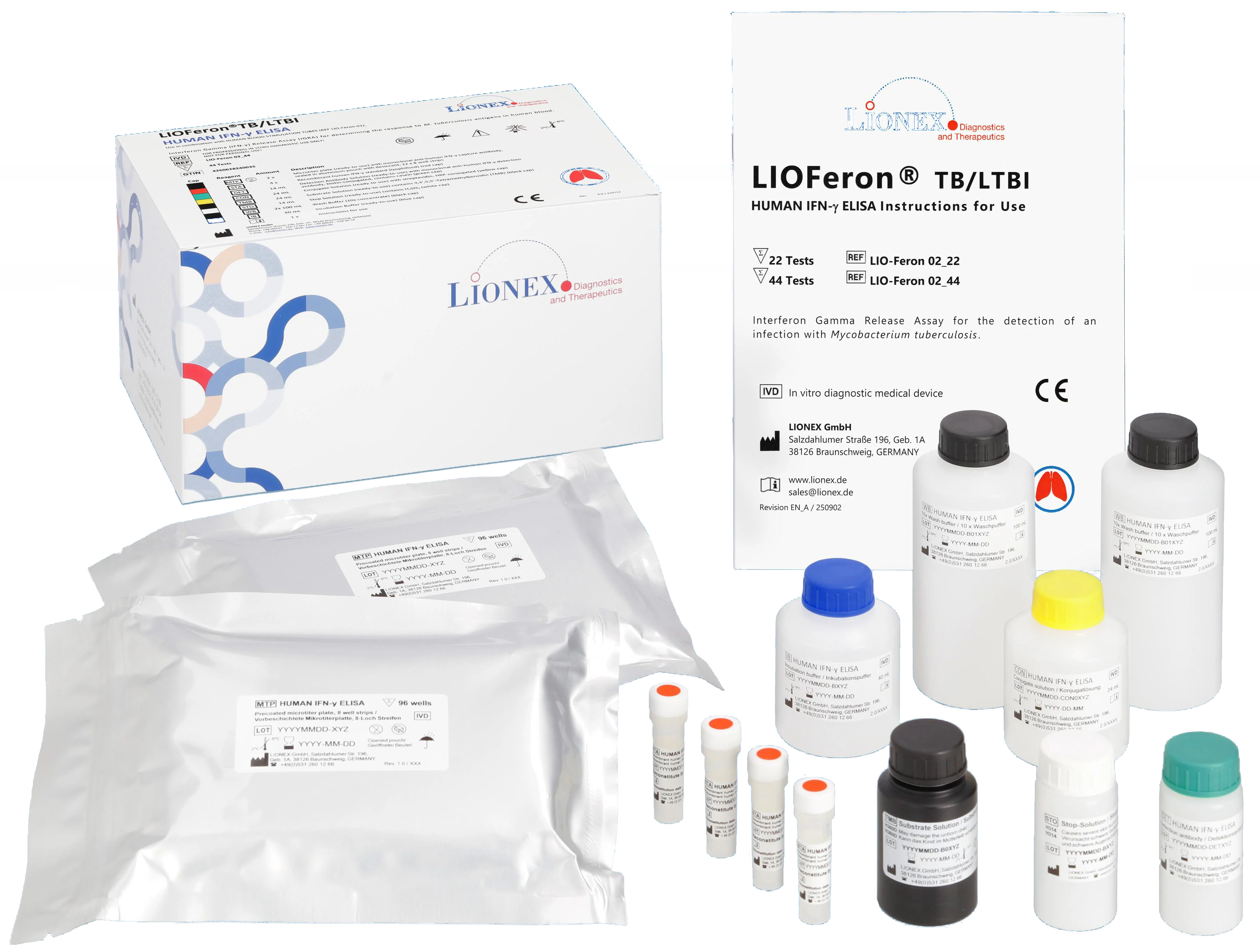 LIOFeron TB/LTBI компоненти тест-системи